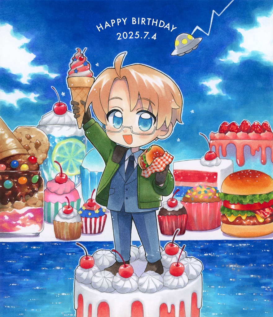 【中色紙】イラスト原画