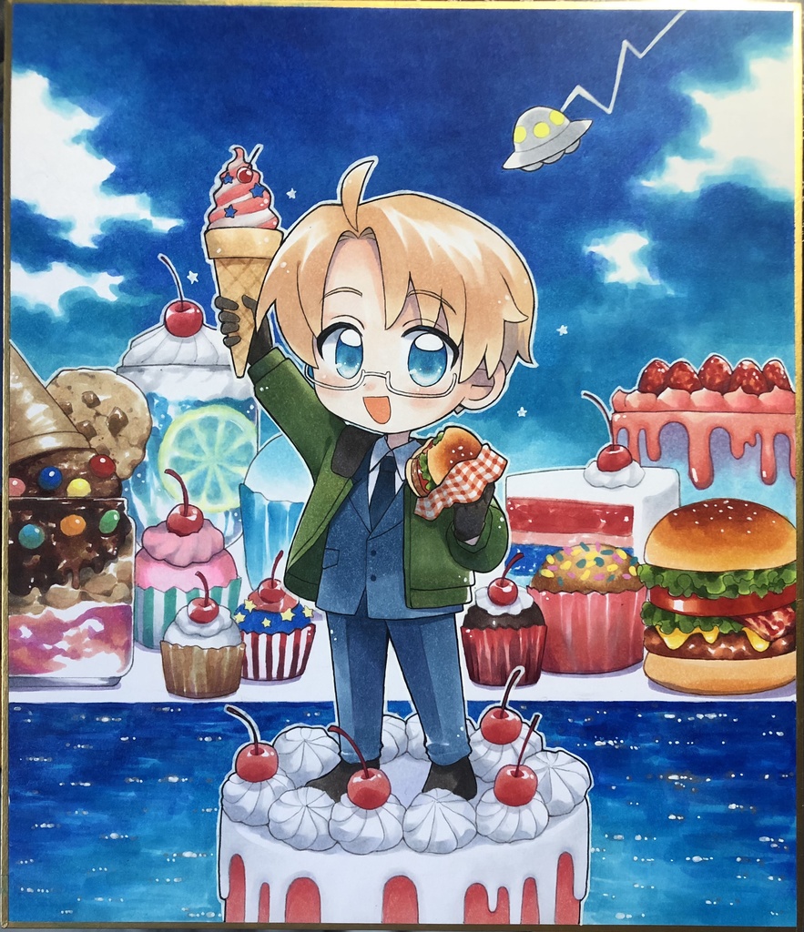 【中色紙】イラスト原画