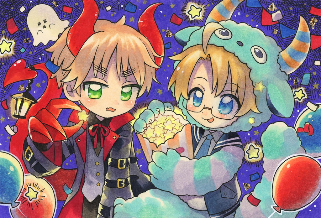 アナログイラスト　ハガキサイズ