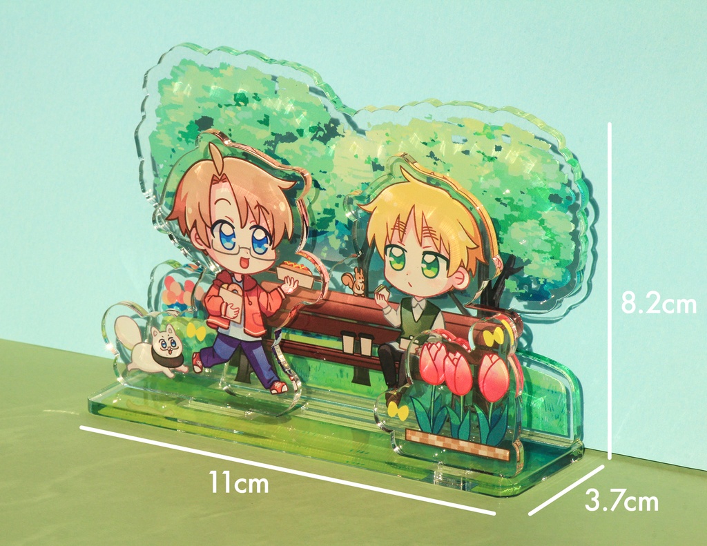 【郵便】春のべいえいジオラマアクリルスタンド