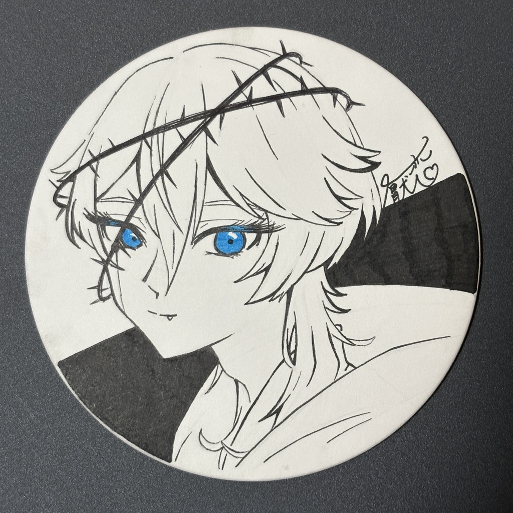 手書きコースター(厭恋)