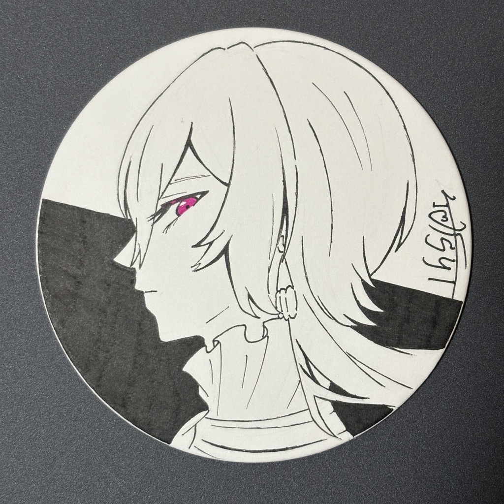 手書きコースター(グラディア)