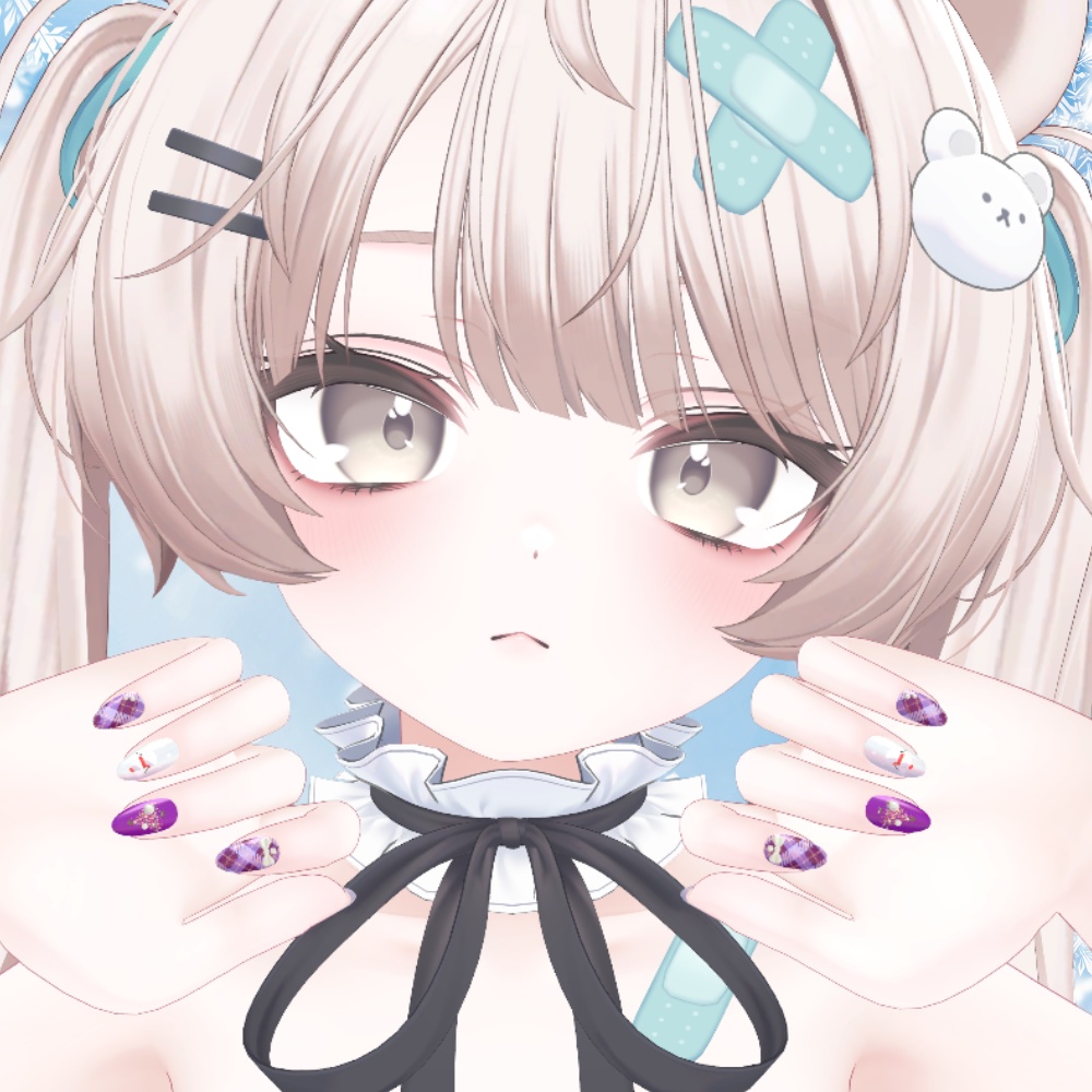 【5アバター対応】Winter Nail