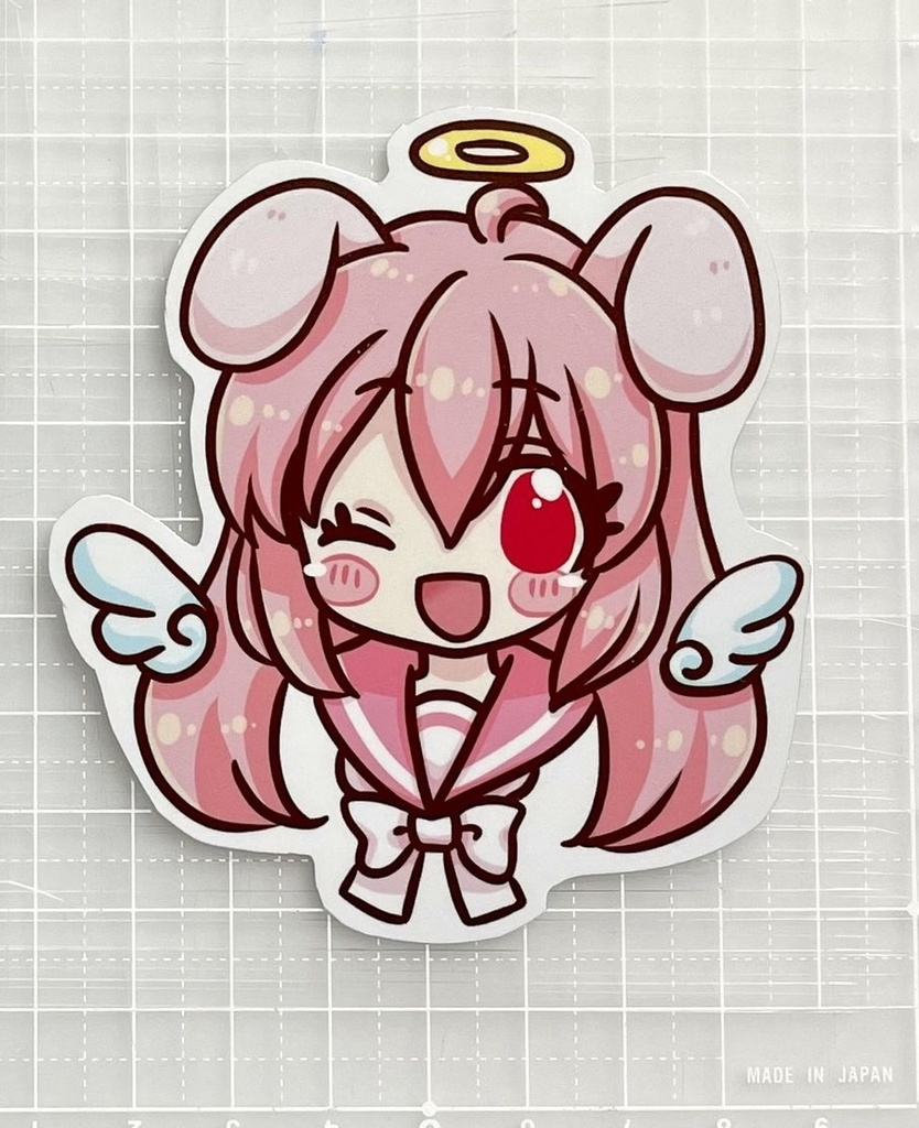 うさみみ天使ちゃんステッカー