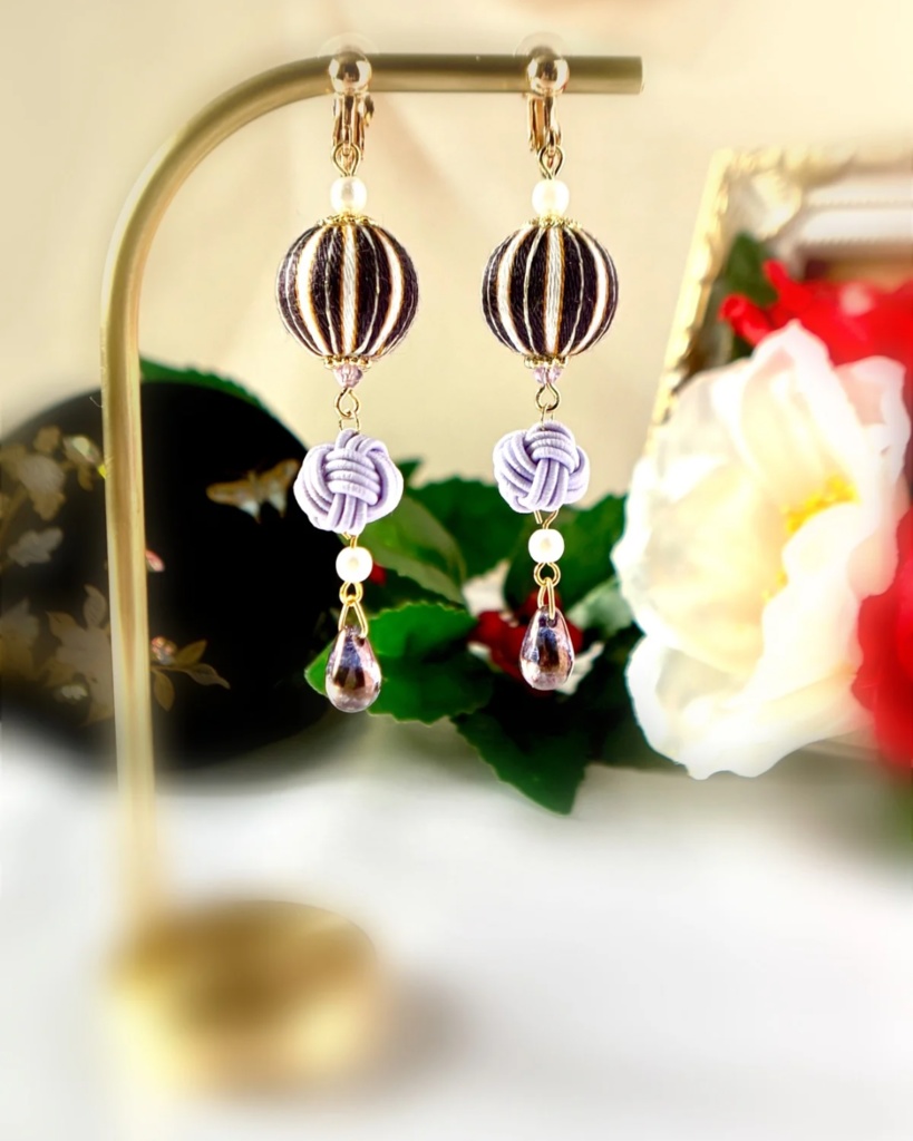 刀剣乱舞イメージ飾り玉イヤリング/ピアス