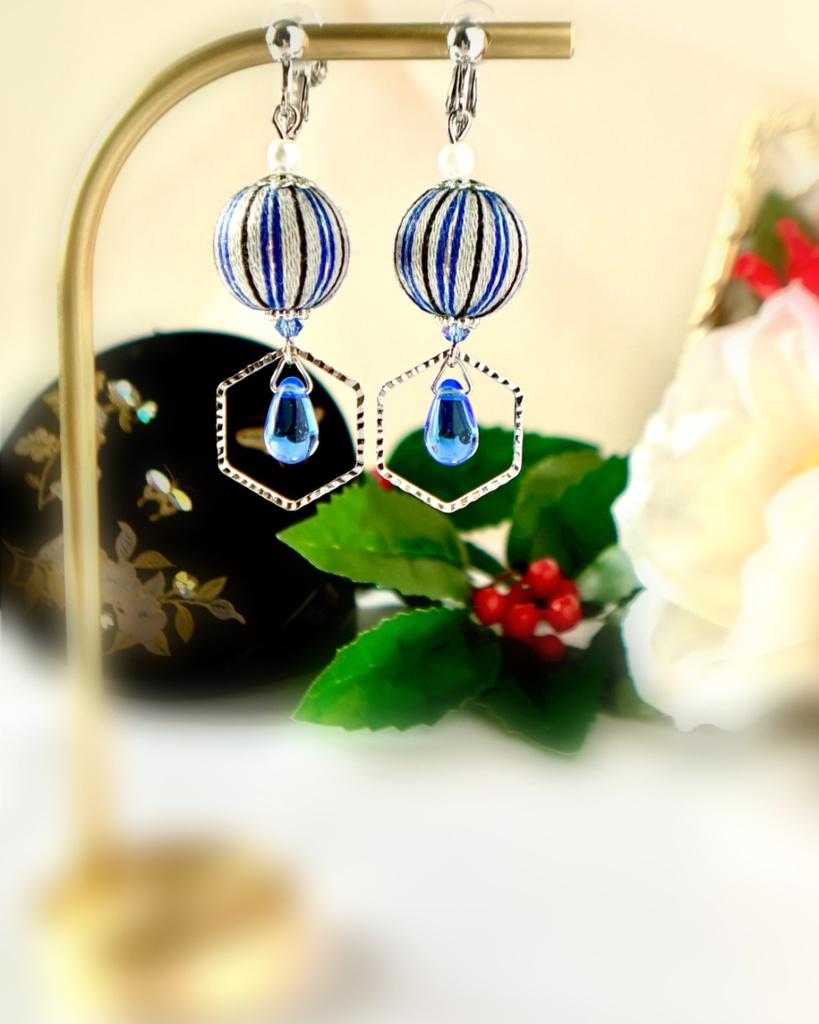 刀剣乱舞イメージ飾り玉イヤリング/ピアス