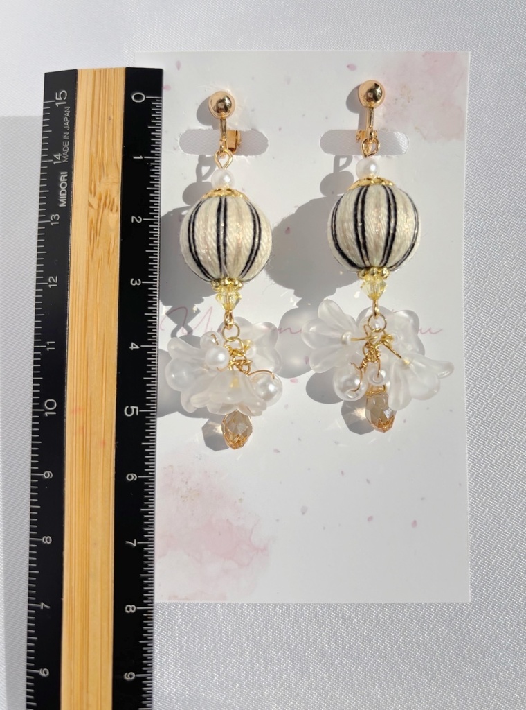 【髭切】刀剣男士イメージ飾り玉イヤリング/ピアス