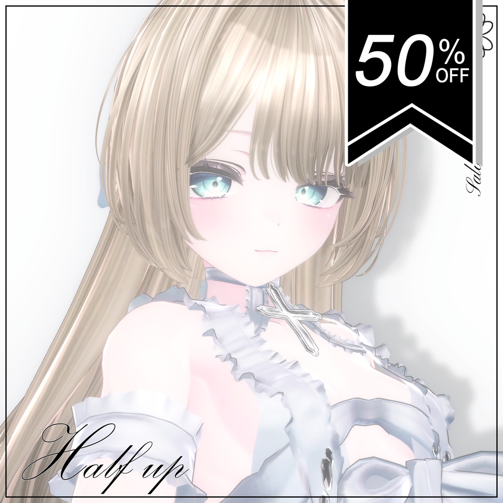 half up hair【8Avaters】【❤50%SALE❤】