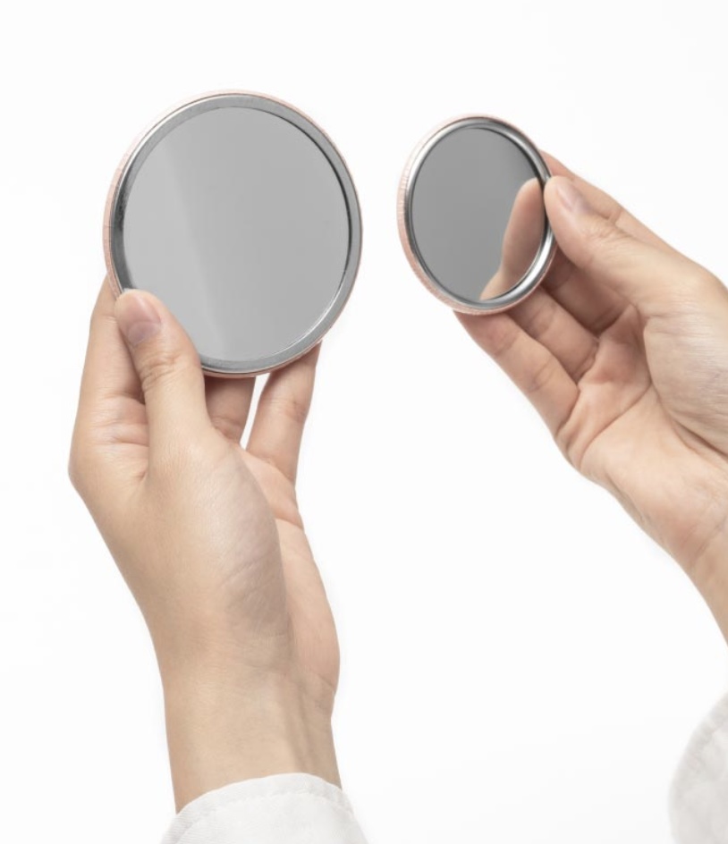 めろん王子さま 手鏡 缶ミラー ver1