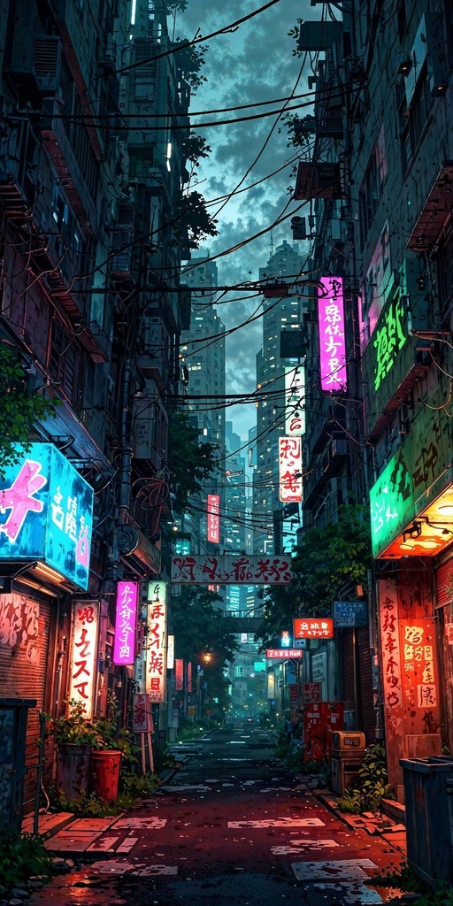 サイバーパンク背景3