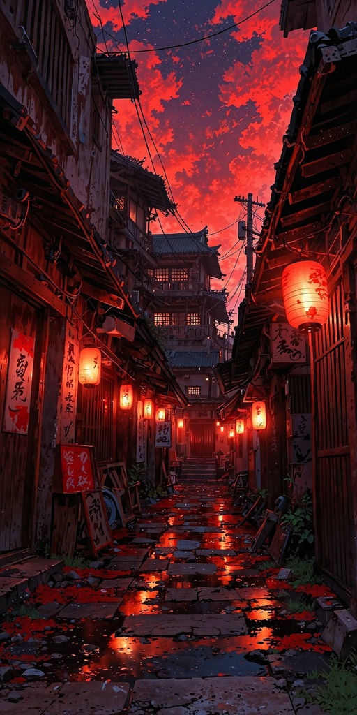 夕方背景