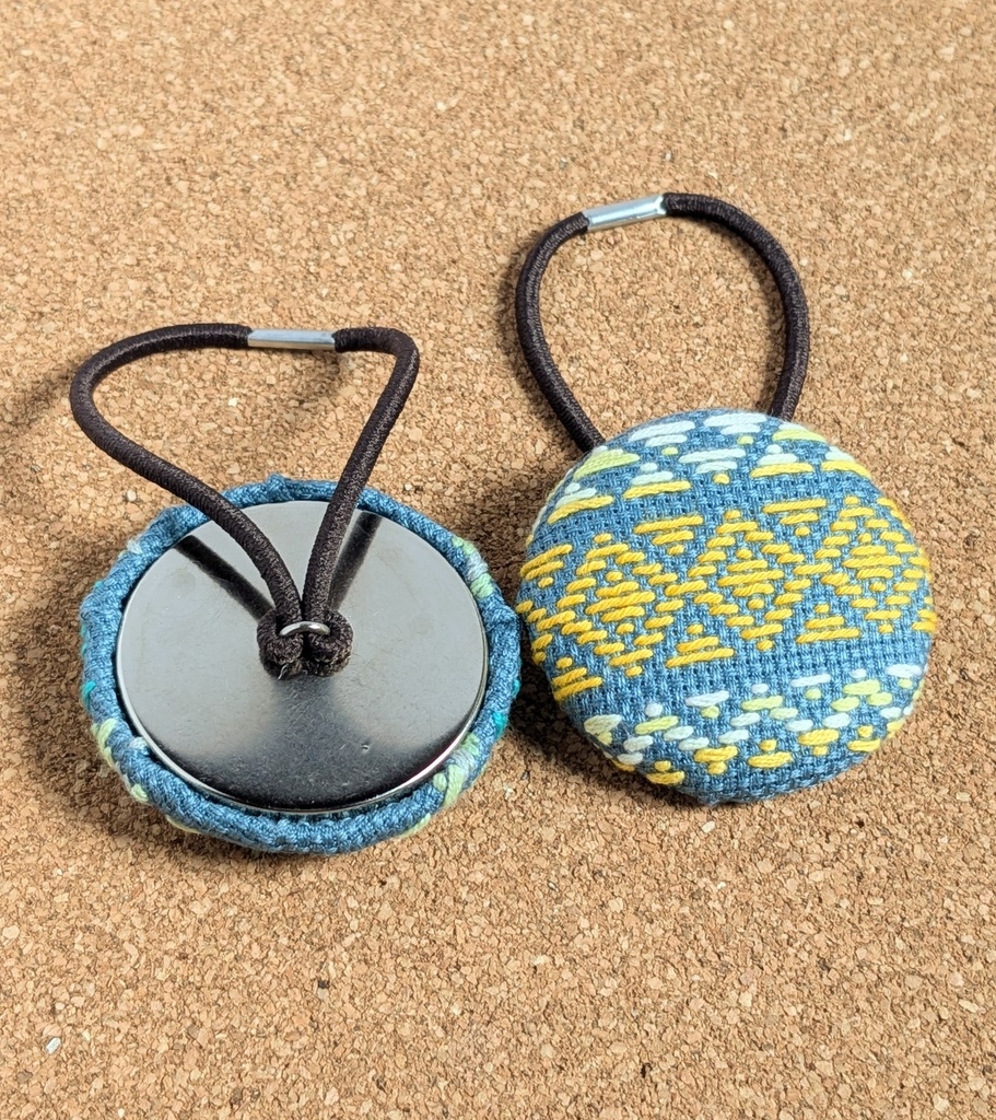 こぎん刺しヘアゴム