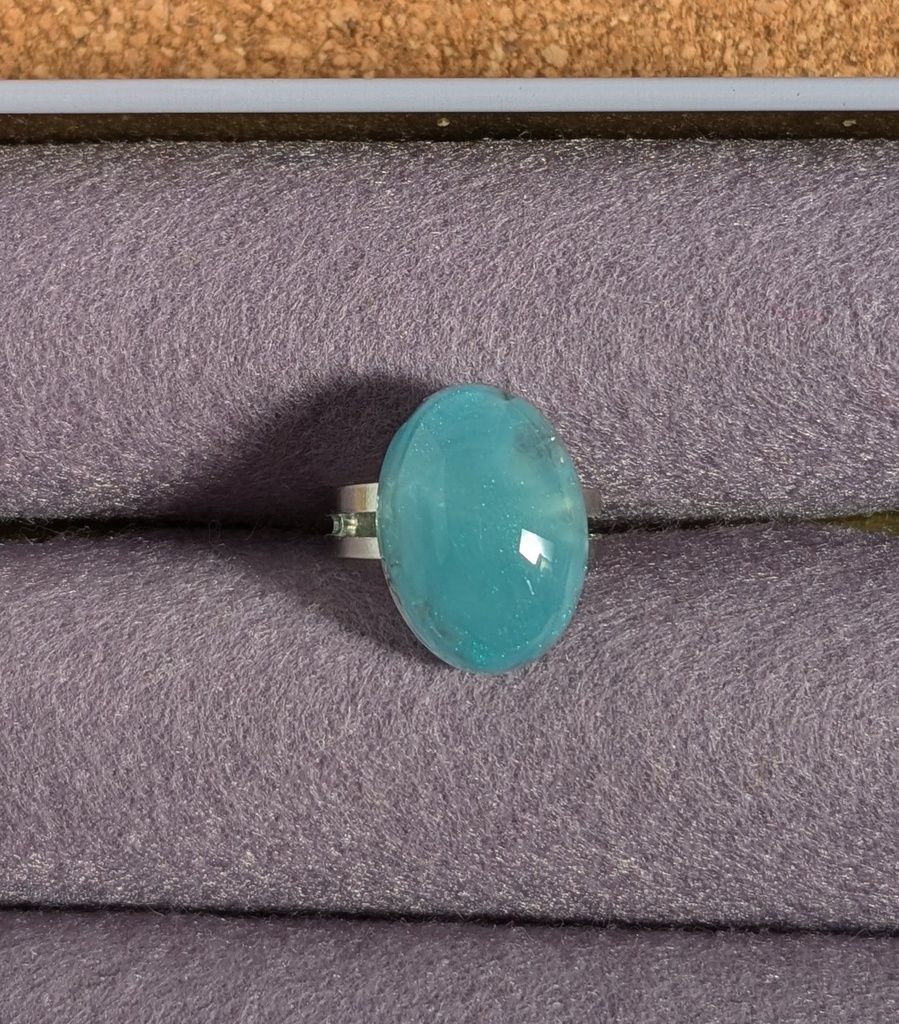 レジンリング 天然石風