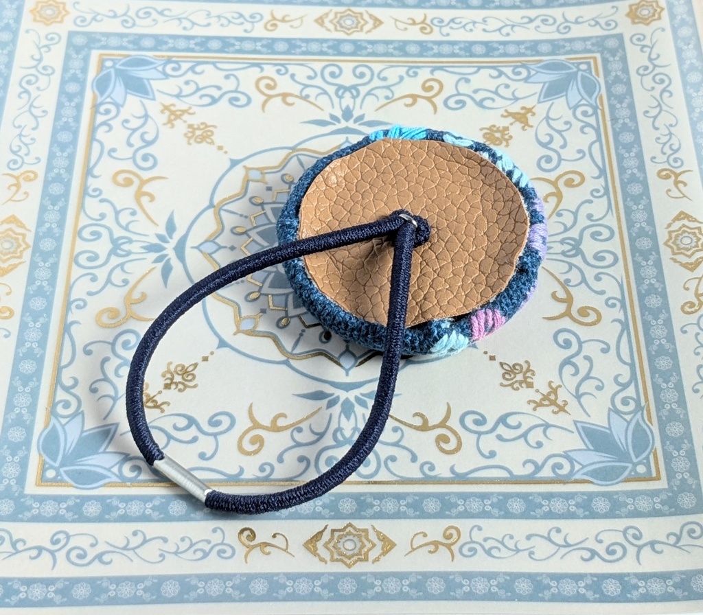 こぎん刺しヘアゴム