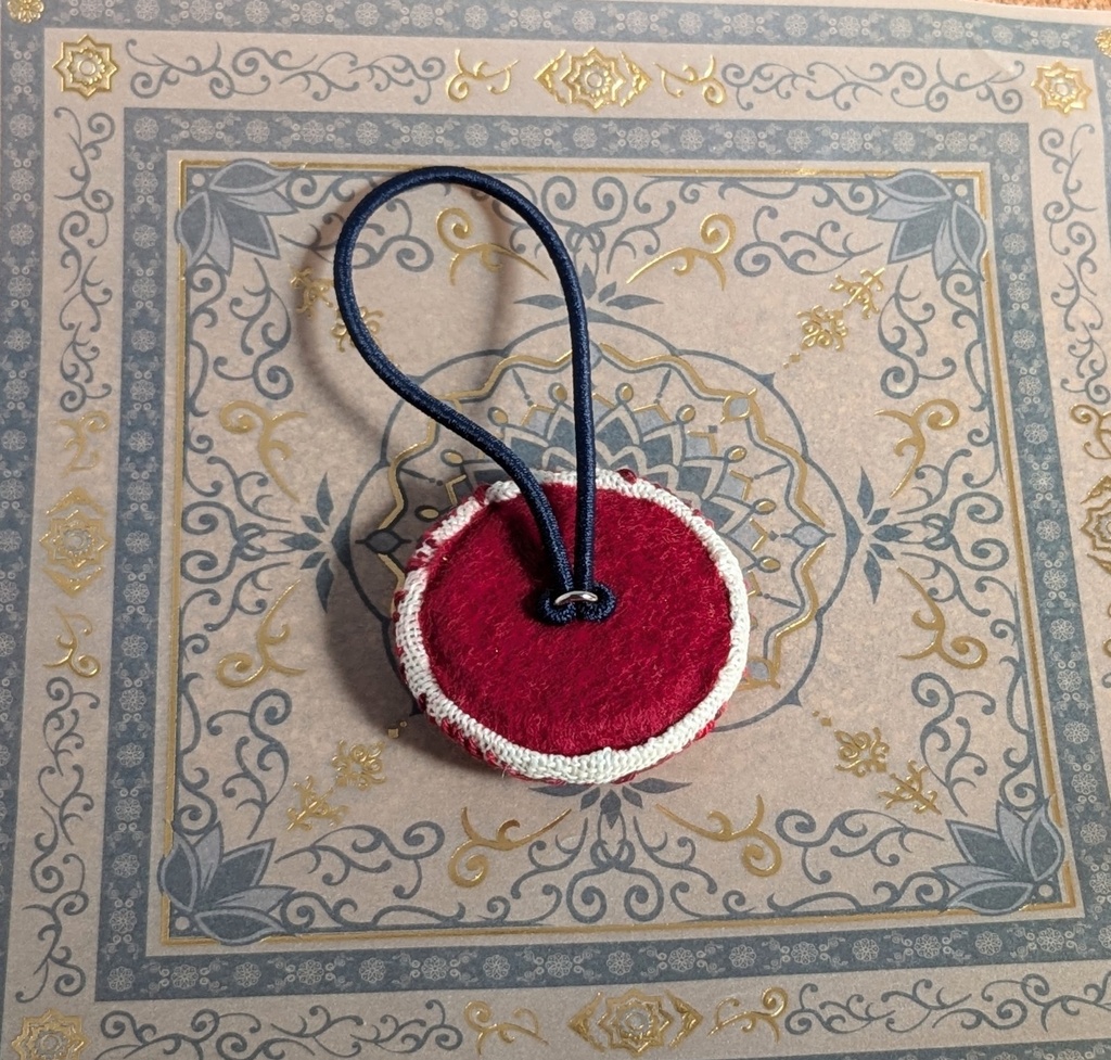 こぎん刺しヘアゴム