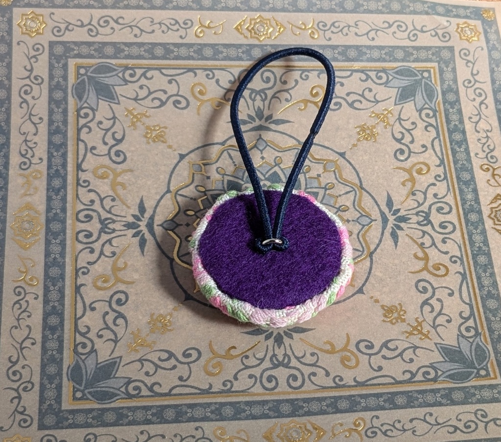 こぎん刺しヘアゴム