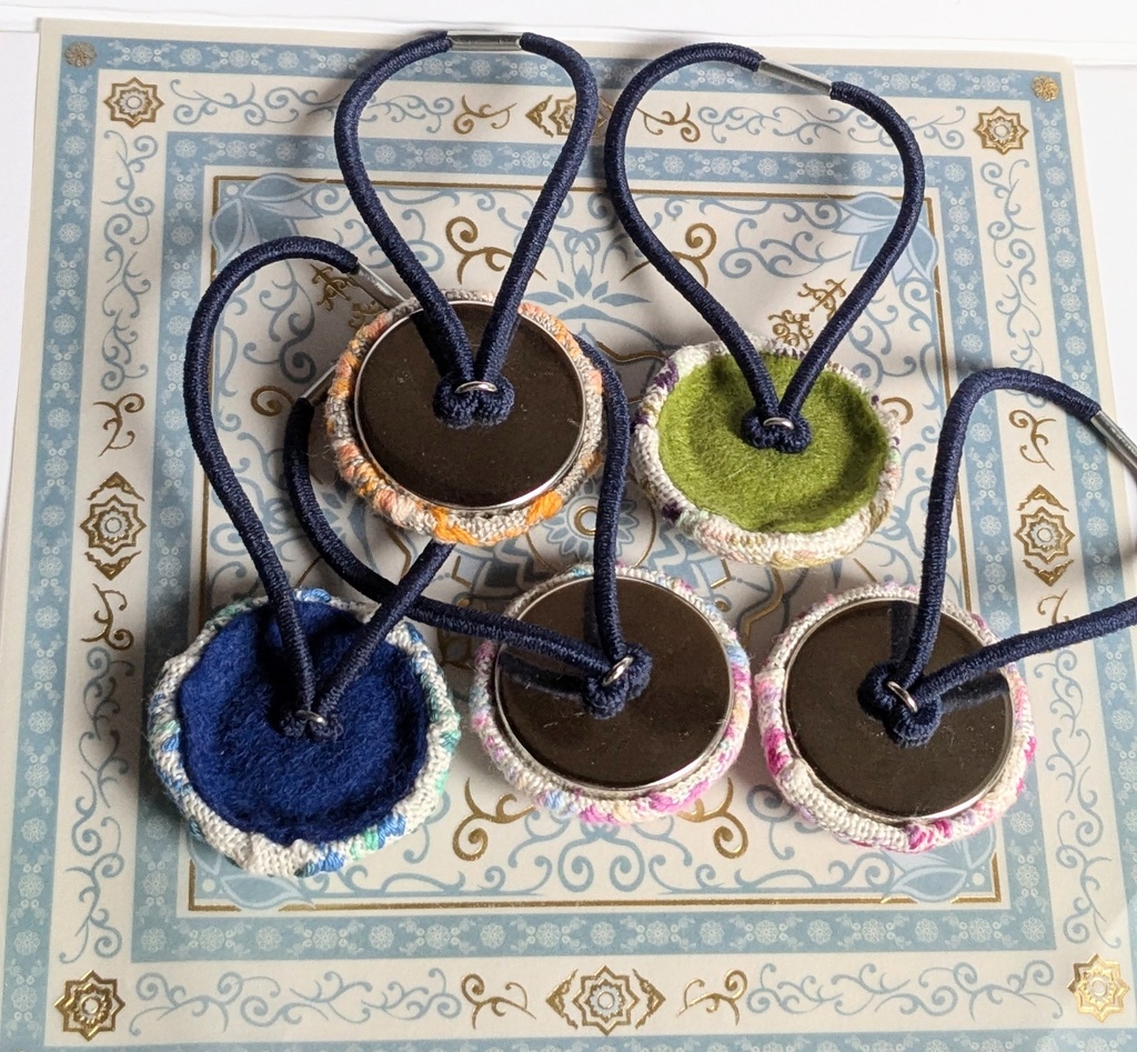 こぎん刺しヘアゴム