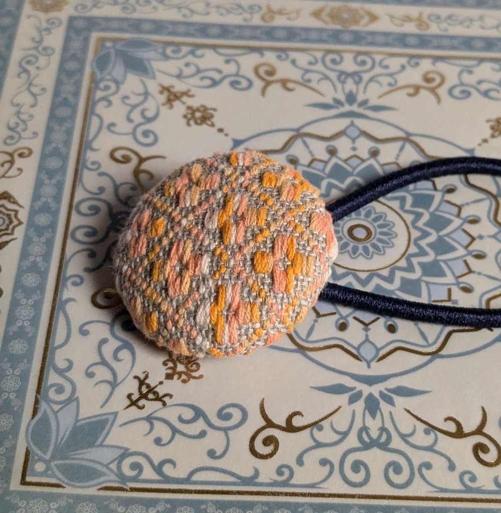 こぎん刺しヘアゴム