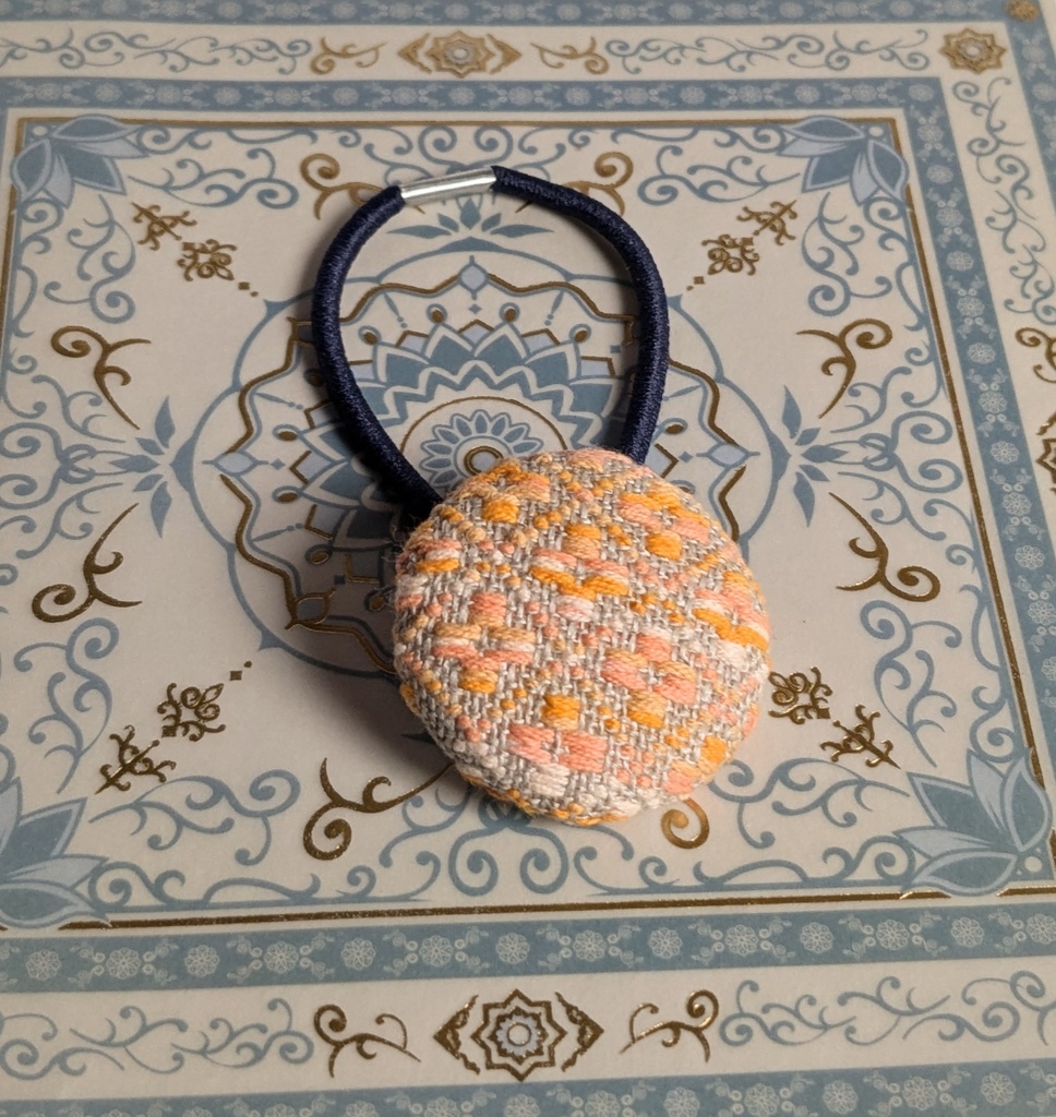 こぎん刺しヘアゴム