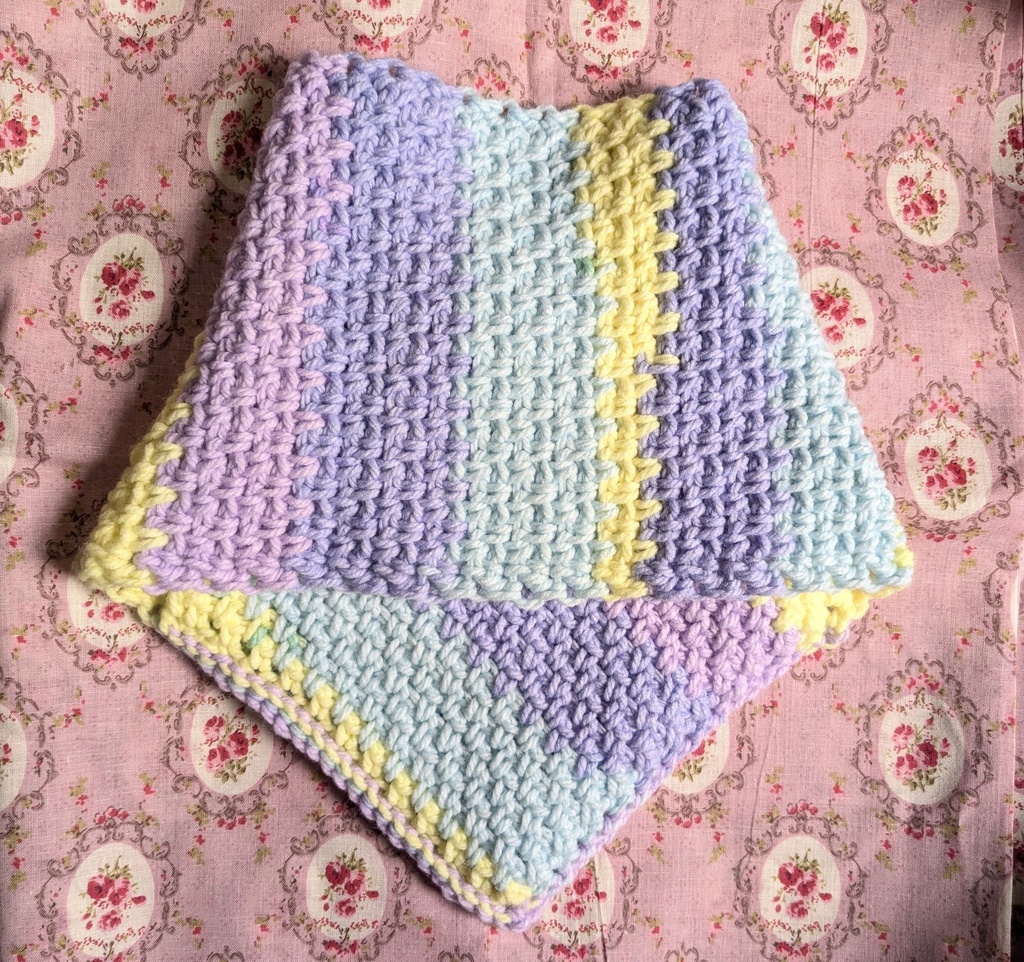 手編みのネックウォーマー