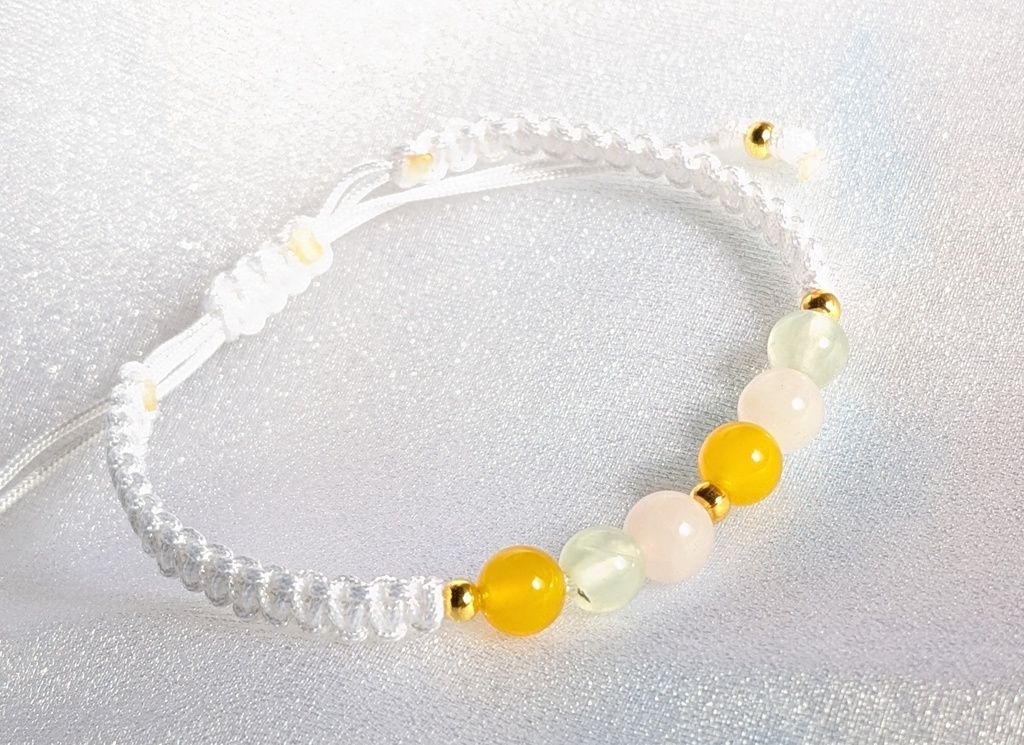 春めくブレスレット(天然石Ver.)