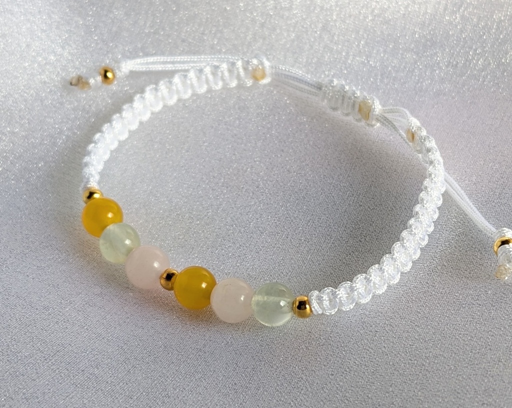 春めくブレスレット(天然石Ver.)