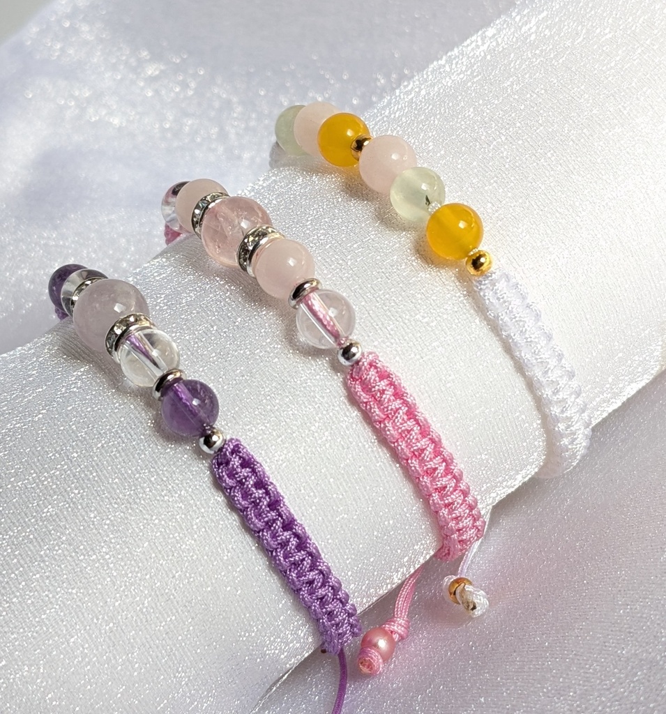 春めくブレスレット(天然石Ver.)