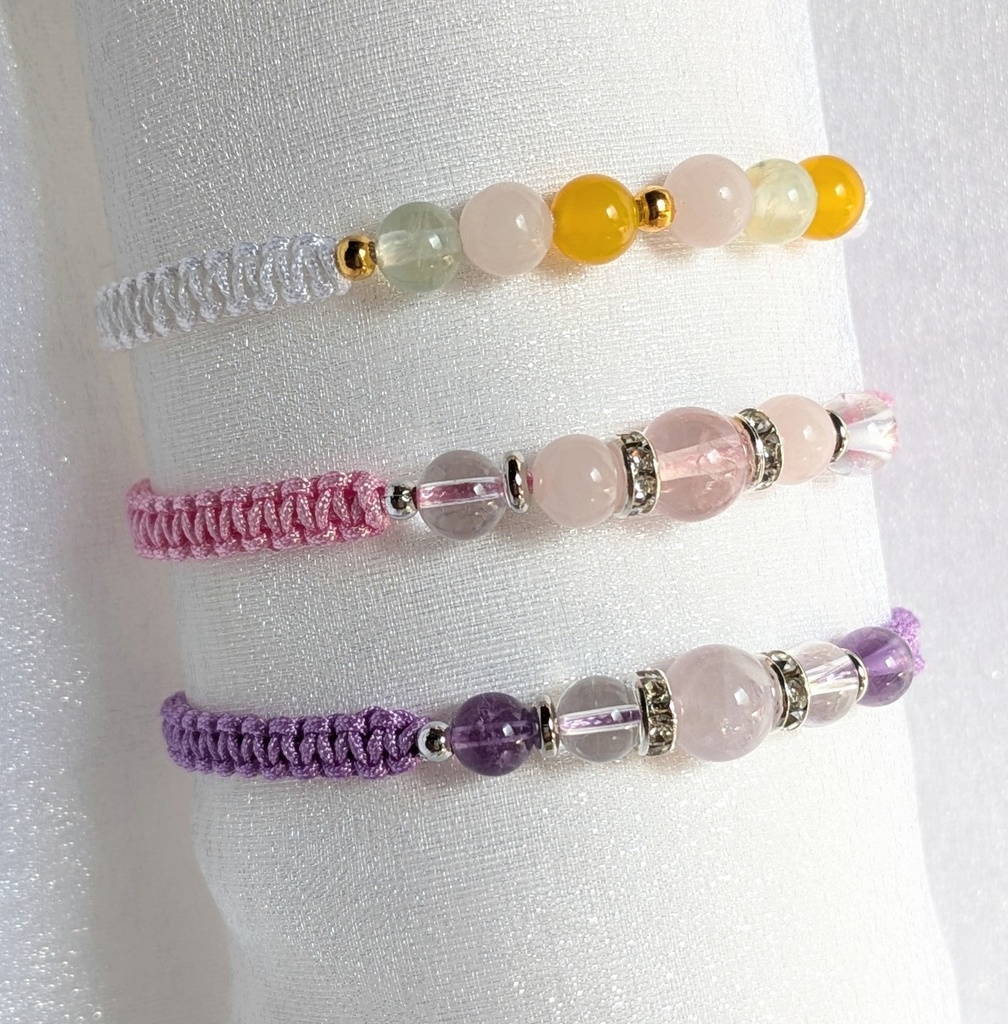 春めくブレスレット(天然石Ver.)