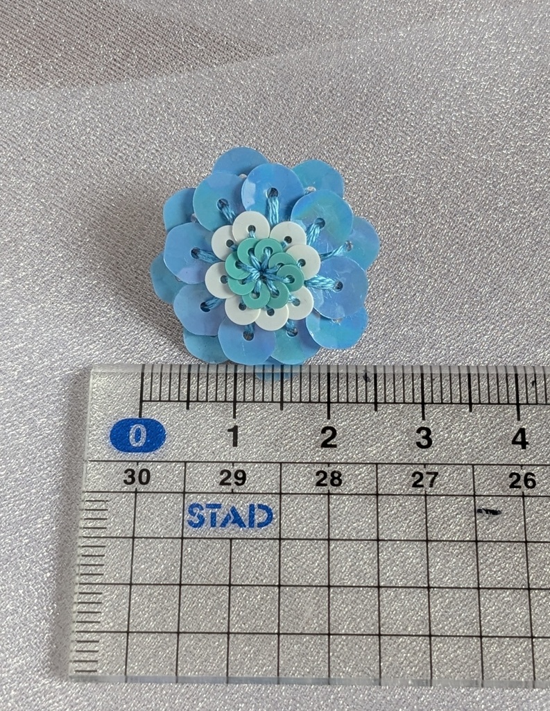 しゅわっとはじける空色ラムネフロート/ピンバッジ