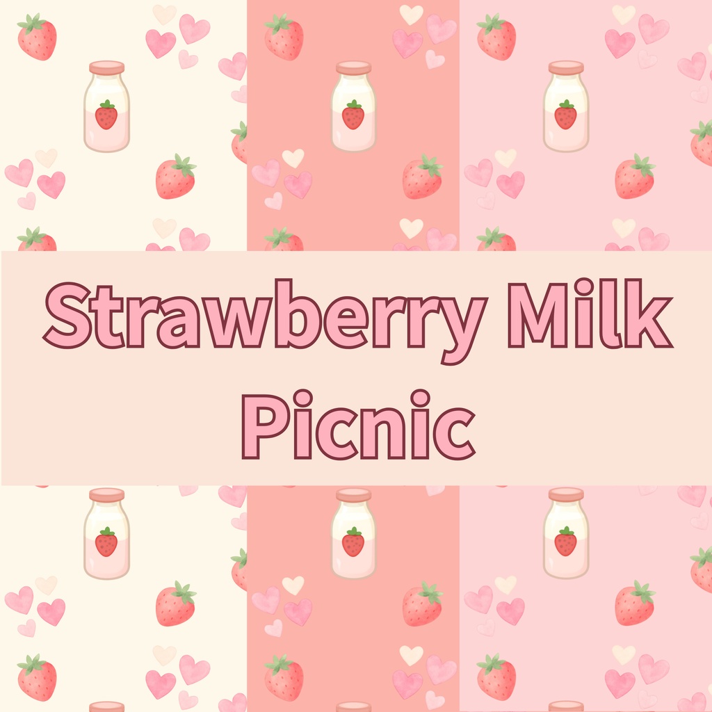 Strawberry Milk Picnic3色セット