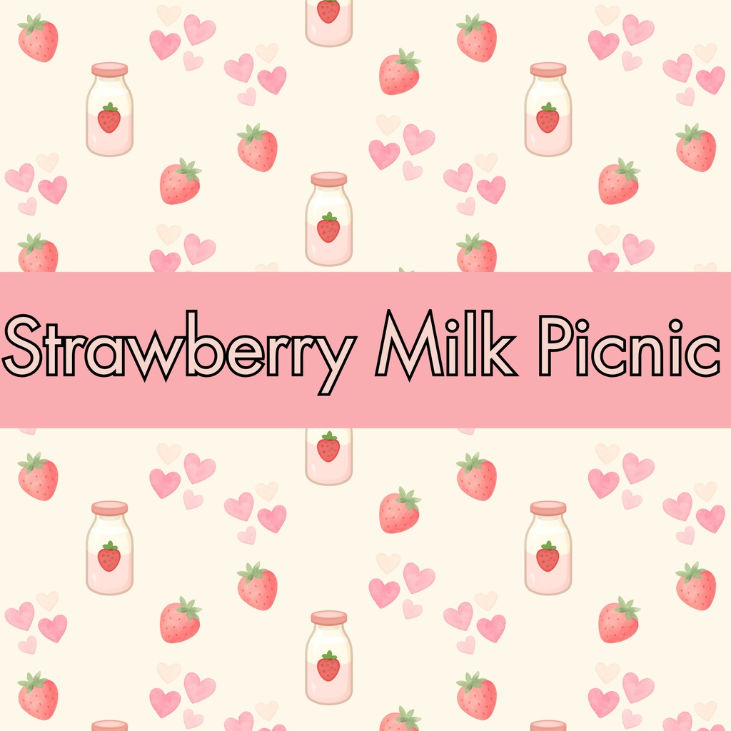Strawberry Milk Picnic単品素材　クリームイエロー