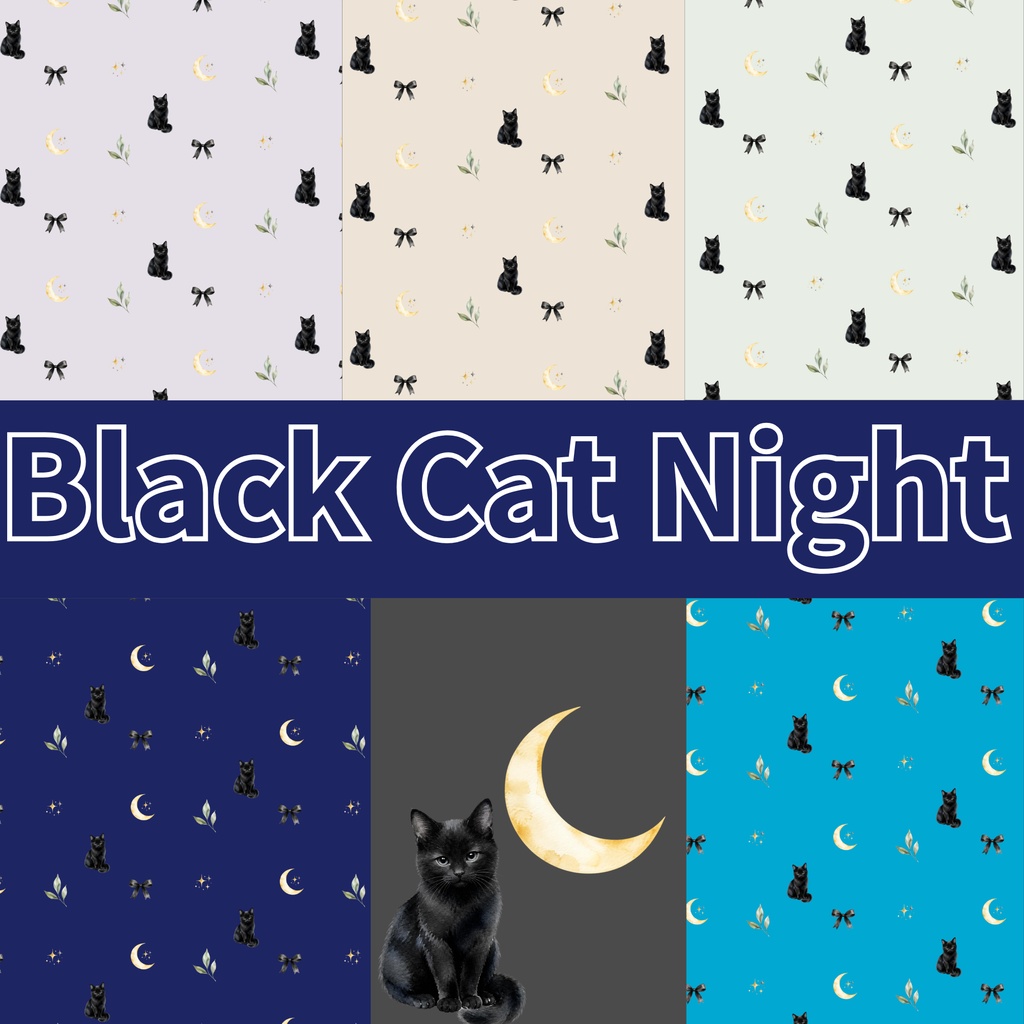 Black Cat Night5色セット