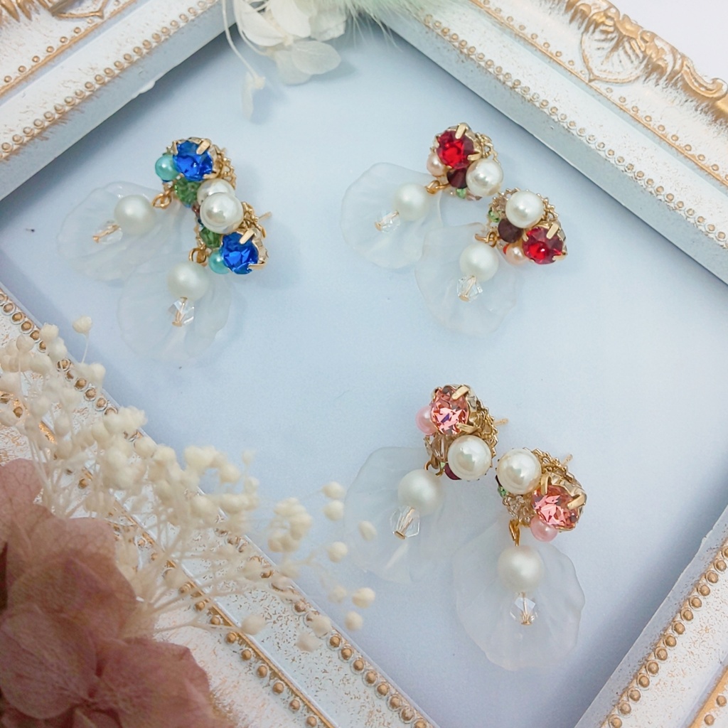 花咲く森に真実の愛を(カイン、シノ、シャイロック)ピアス/イヤリング