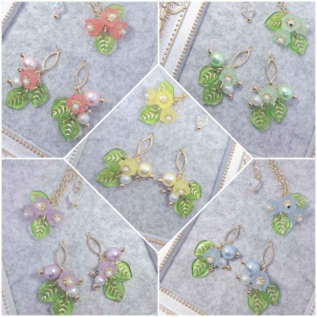 賢者様とぬいちゃんのおそかわセット(イヤーアクセサリー&ネックレス)