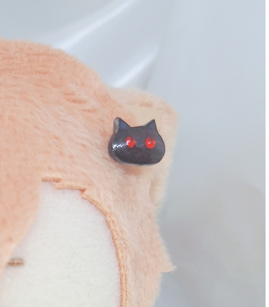 ぬいちゃん用 ヘアアクセサリー(ねこ)