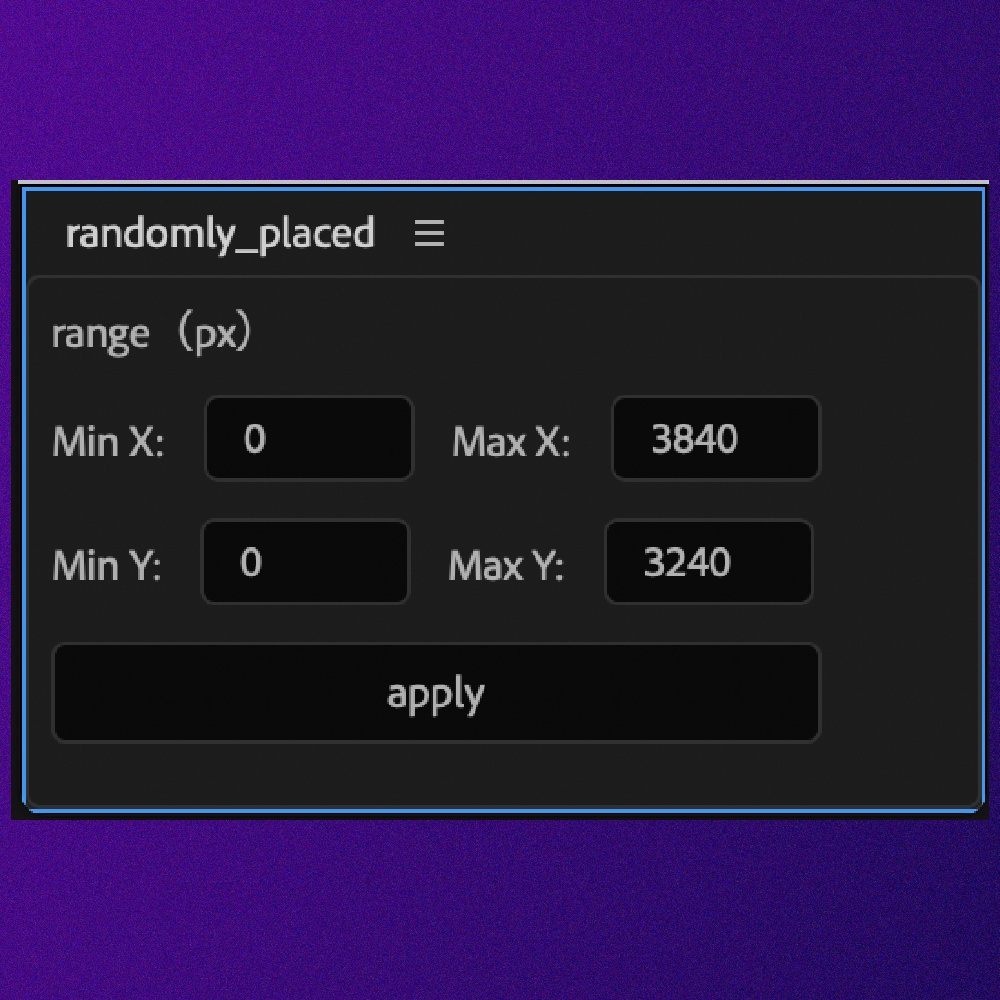 【AfterEffectsスクリプト】ランダムな位置に配置するスクリプト
