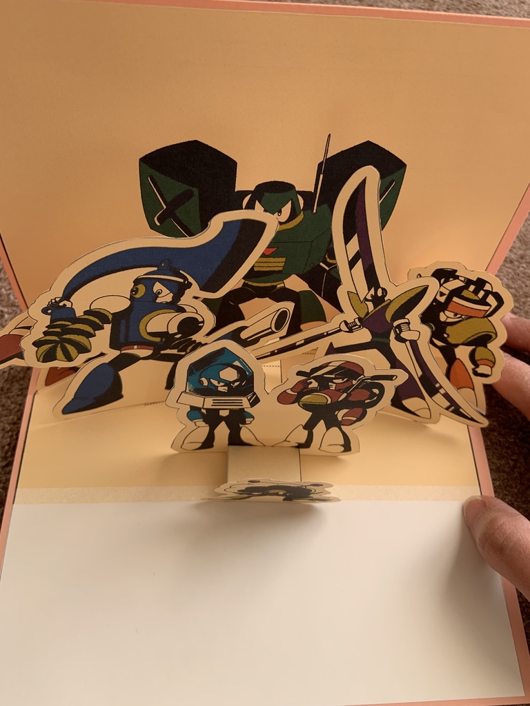 ロックマン10 ポップアップカード