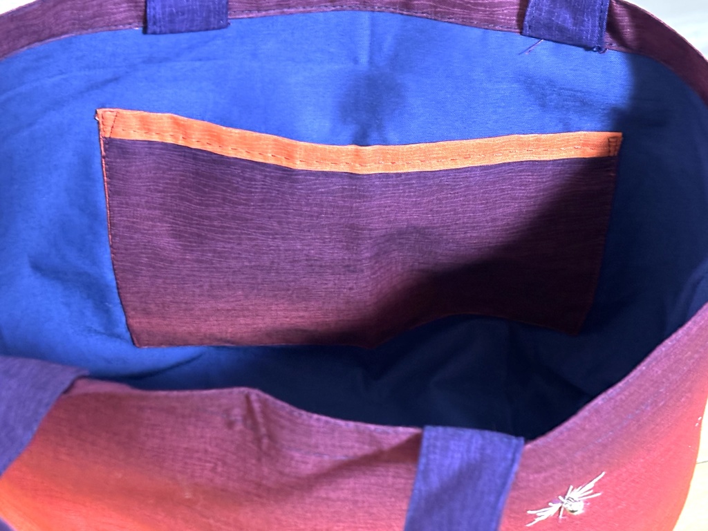 マチつきトートバッグ「予感」