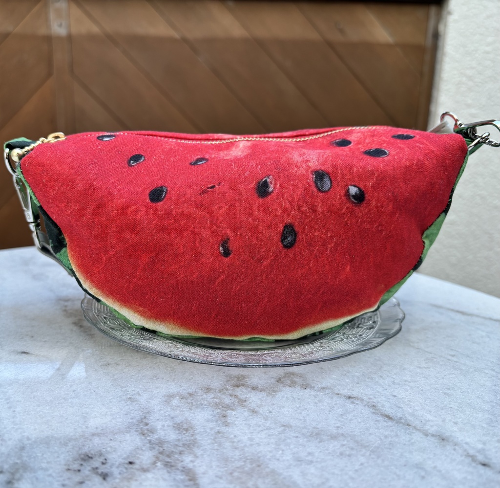 スイカのポーチ大 ショルダーバッグにできる両側Dカン付き