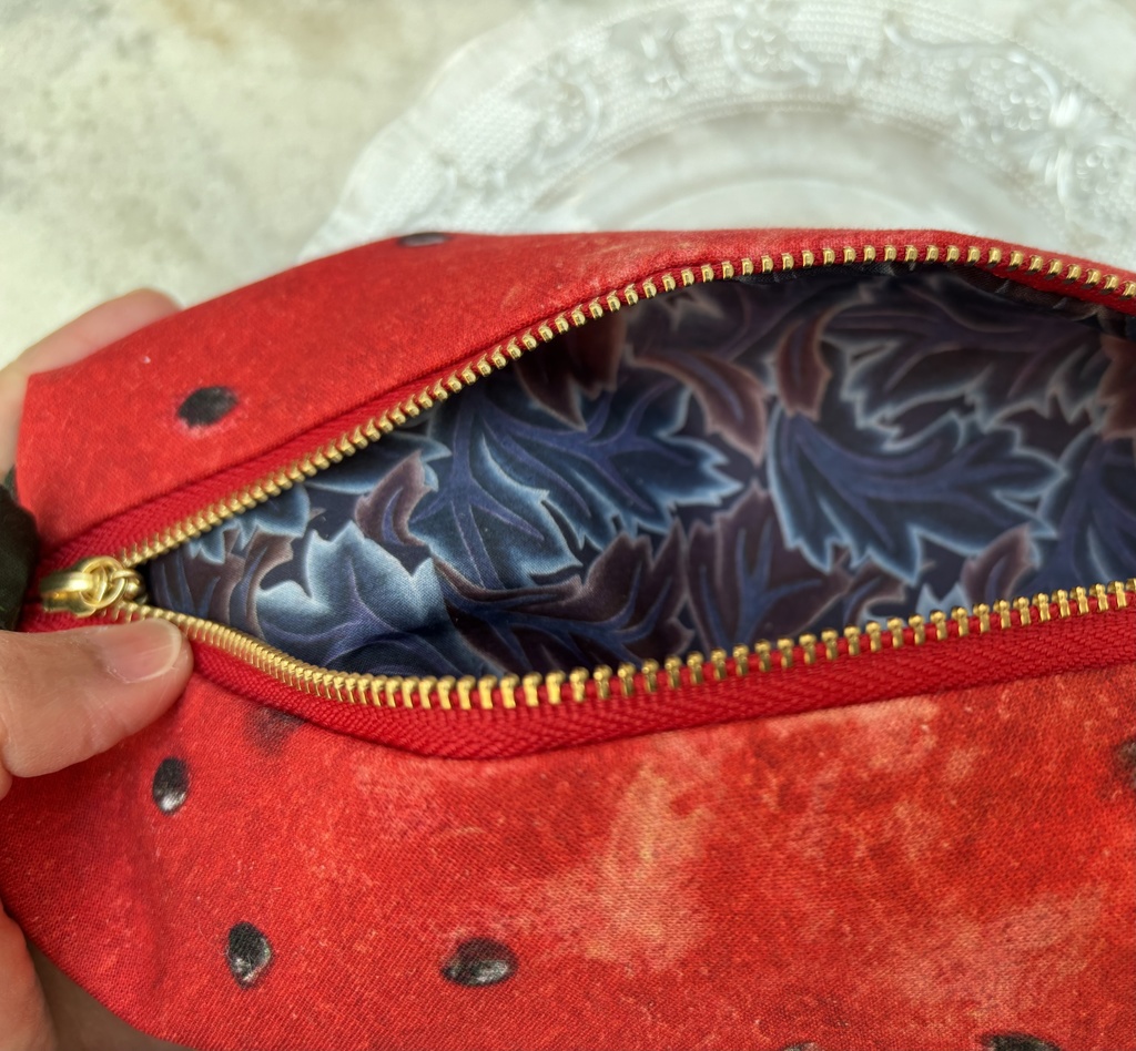 スイカのポーチ大 Dカンなし