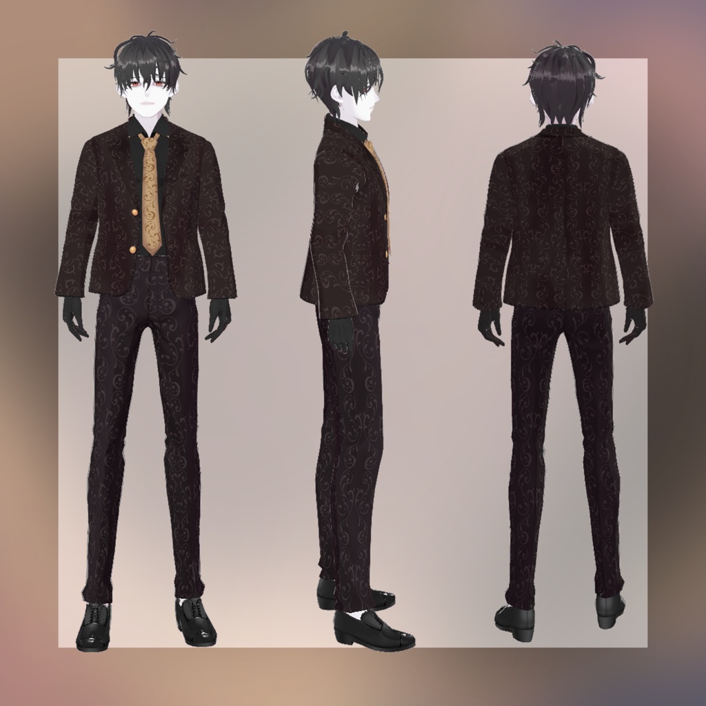 オリジナル3Dモデル「スイ」【vroid】