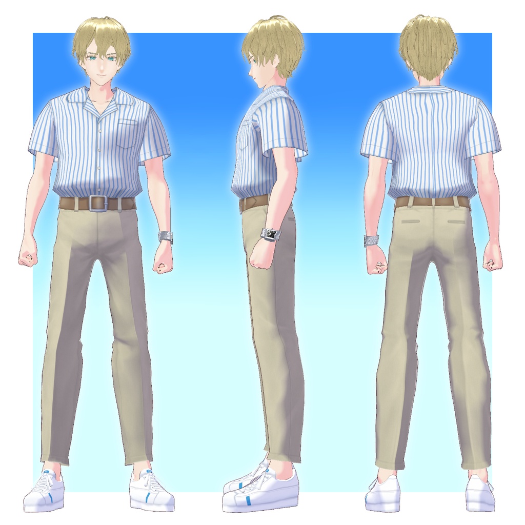 オリジナル3Dモデル「フレディ」【vroid】