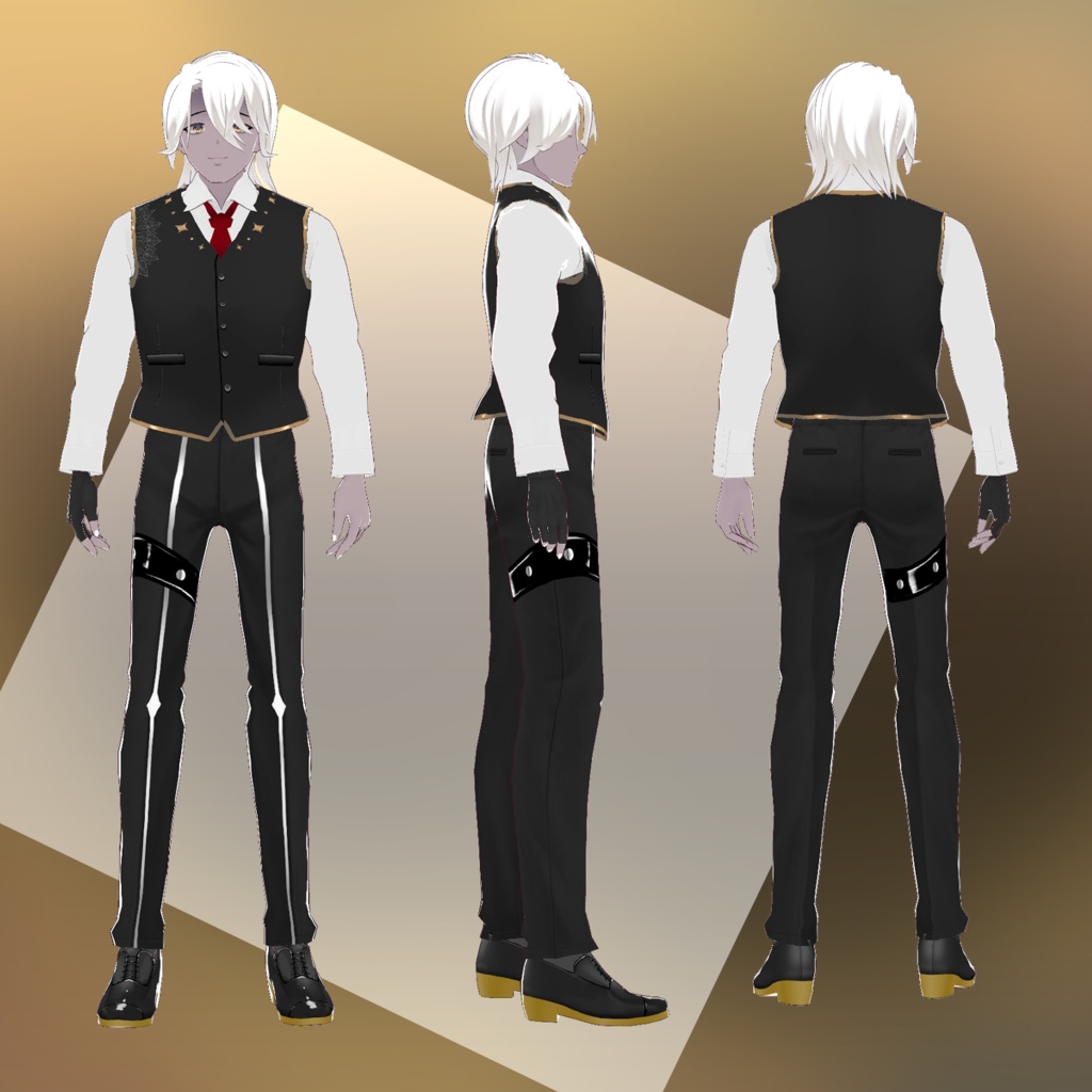 オリジナル3Dモデル「ルーカス」【vroid】