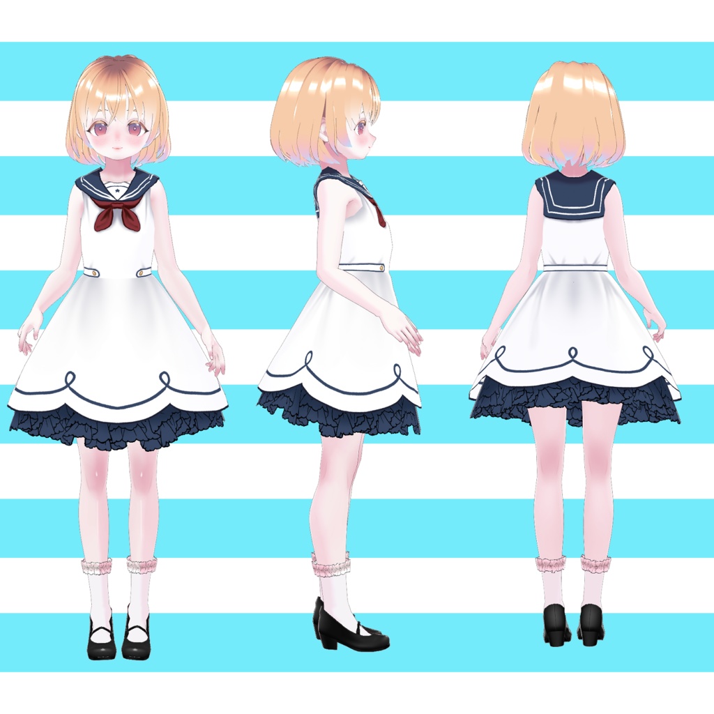 【vroid】オリジナル3Dモデル「アイリス」