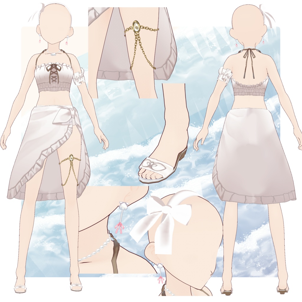 【vroid】水着セット