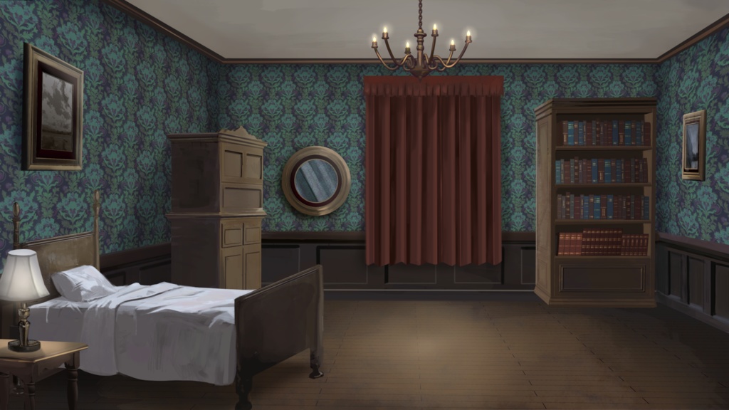 【背景】アンティーク部屋