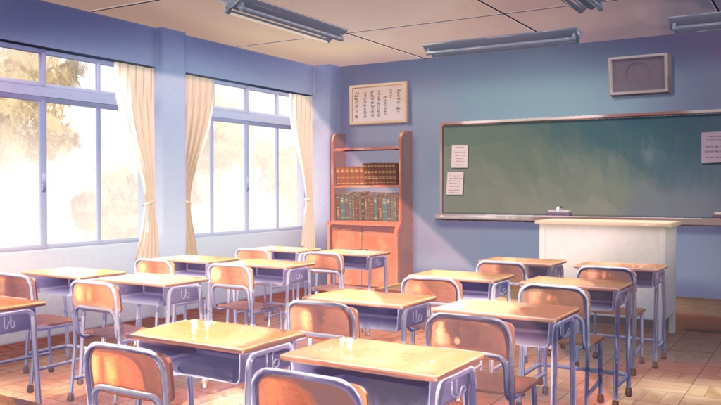 【背景】学校セット