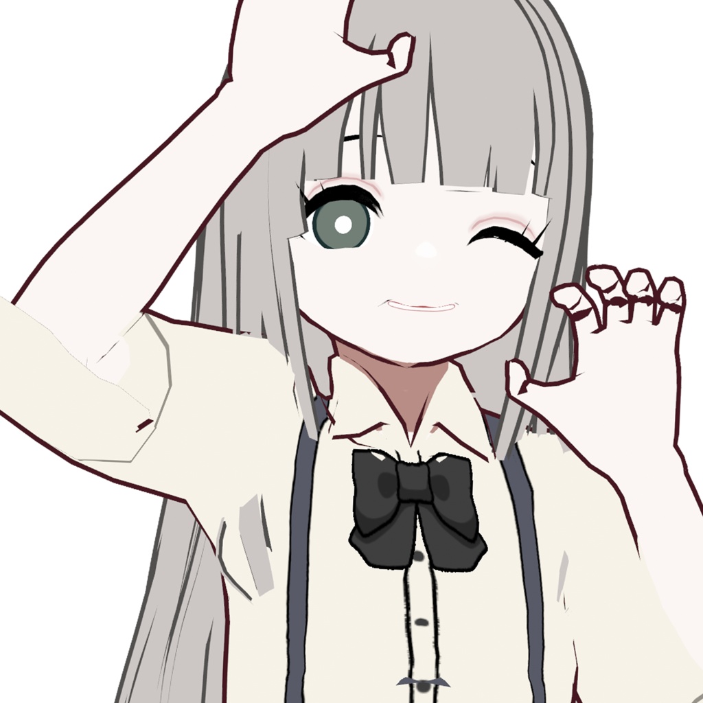 オリジナル３Dモデル「アリシア」【vroid】