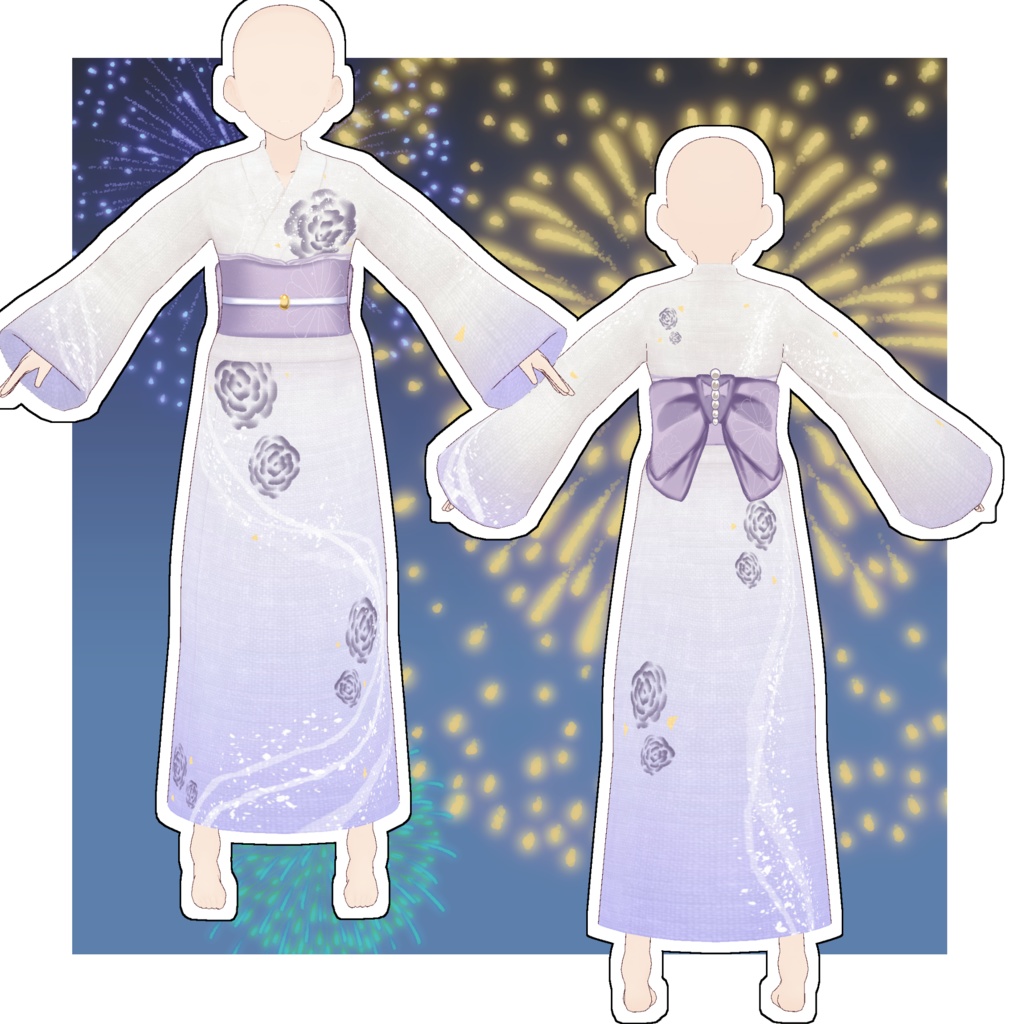 【vroid】浴衣セット