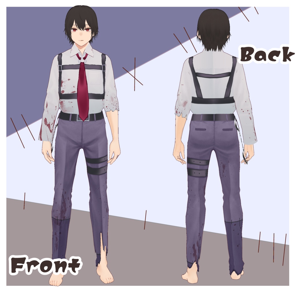 【vroid】ゾンビポリス